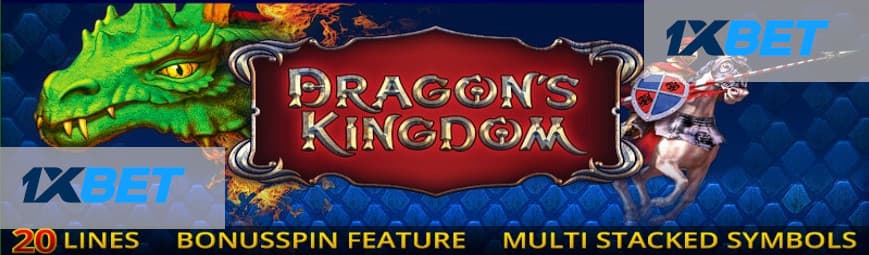 Play Dragons Kingdom Slot machine at 1XBet  casino online